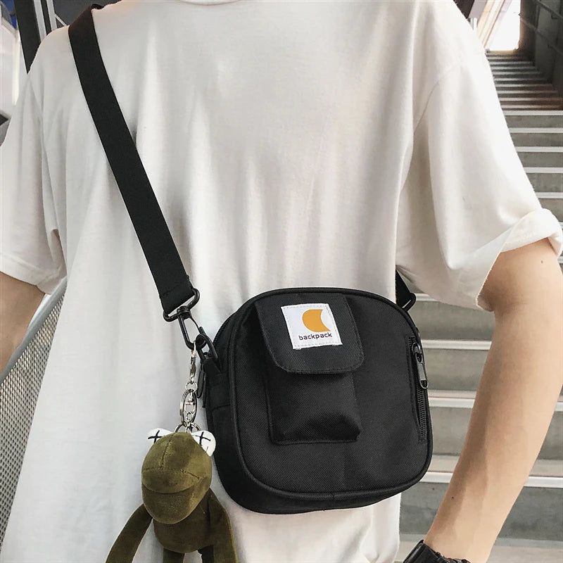 Oxford Cloth Bag Ins Fashion Brand Shoulder Bag Couple Shoulder Bag Casual Japanese Mobile Phone Bag - MONVRCH
