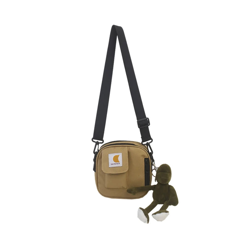 Oxford Cloth Bag Ins Fashion Brand Shoulder Bag Couple Shoulder Bag Casual Japanese Mobile Phone Bag - MONVRCH
