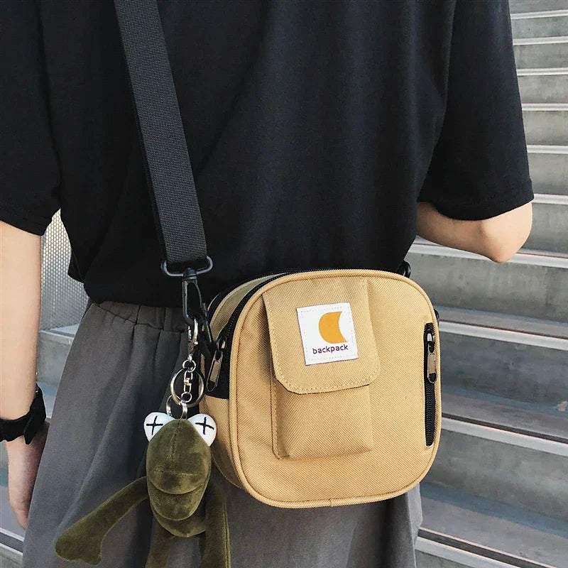 Oxford Cloth Bag Ins Fashion Brand Shoulder Bag Couple Shoulder Bag Casual Japanese Mobile Phone Bag - MONVRCH