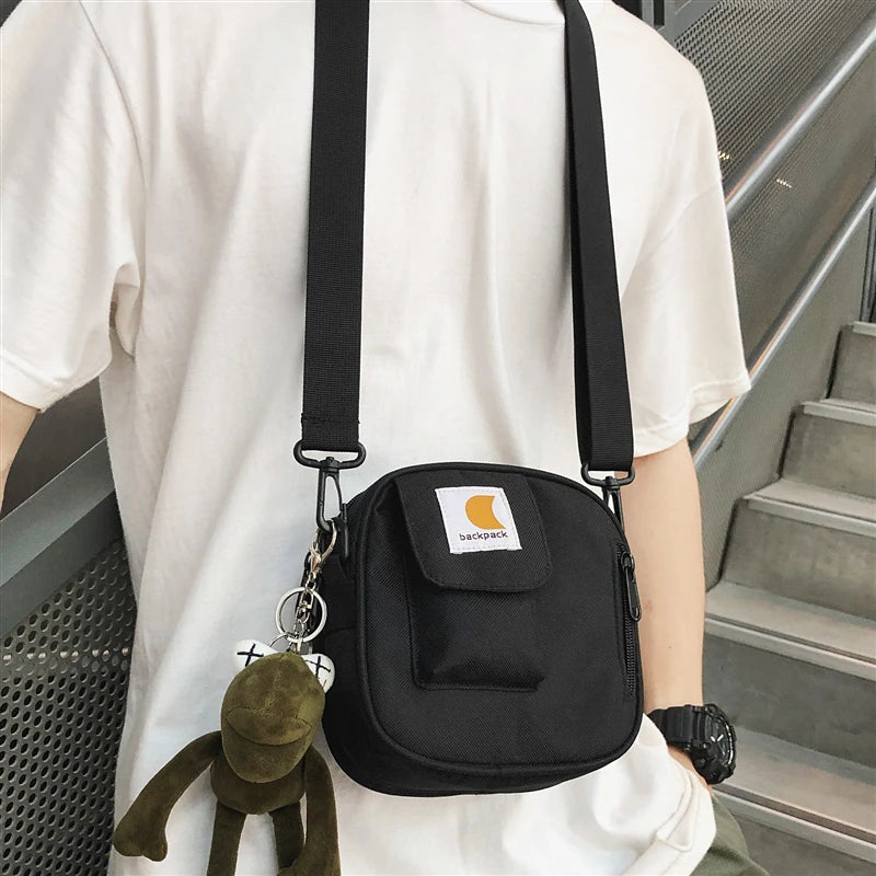 Oxford Cloth Bag Ins Fashion Brand Shoulder Bag Couple Shoulder Bag Casual Japanese Mobile Phone Bag - MONVRCH