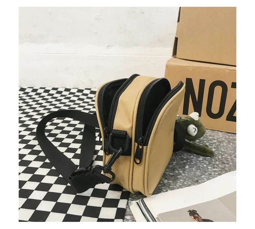 Oxford Cloth Bag Ins Fashion Brand Shoulder Bag Couple Shoulder Bag Casual Japanese Mobile Phone Bag - MONVRCH