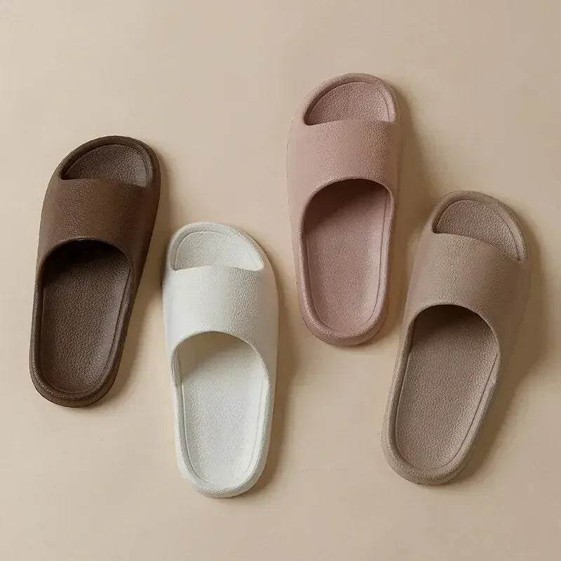 Fashion Women Slippers Summer Flat Lightweight EVA Home Bathroom Slippers Comfort Massage Couples Indoor Slides Shower Shoes - MONVRCH