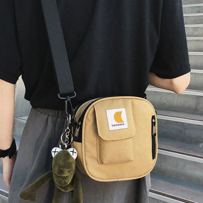 Oxford Cloth Bag Ins Fashion Brand Shoulder Bag Couple Shoulder Bag Casual Japanese Mobile Phone Bag - MONVRCH